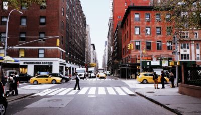 Busy street with cars
